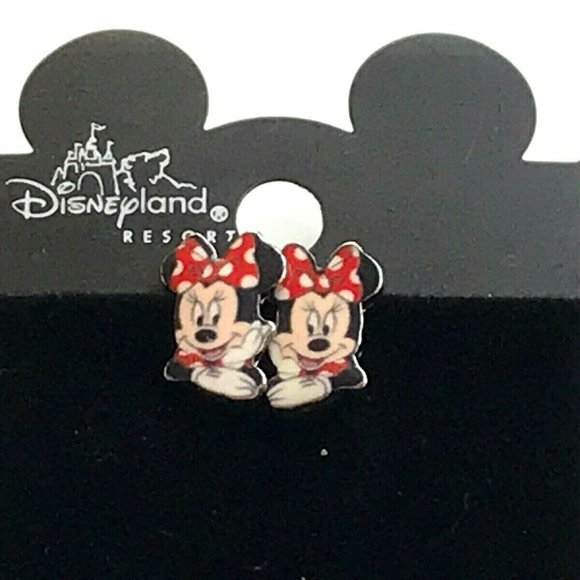 Vintage Disney Minnie Mouse Earrings Post Pierced Disneyana - Picture 3 of 7